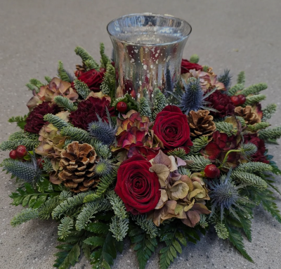 Luxury Christmas Table Arrangement - A beautiful table arrangement.